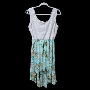 Deb White Cream‎ High Low Sundress Casual Size 1X